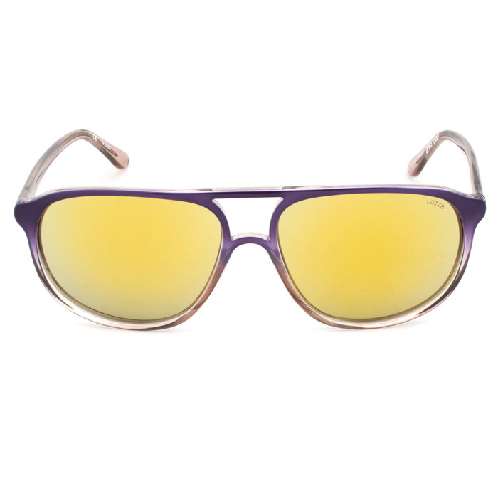 Lozza SL1872W580N76 Gafas de sol unisex con cristal brown multilayer gold