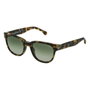 Lozza SL4134M52960M con montura Avana Miele Lucido y cristales Green Gradient Smoke