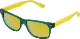 Police SK03350P13G Gafas de sol Grigio/Verde semiopaco