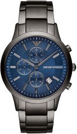 Armani AR11215 con esfera azul y cronógrafo