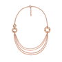 Folli Follie Collar de Acero Inoxidable Rosa 70cm 1N15T075R