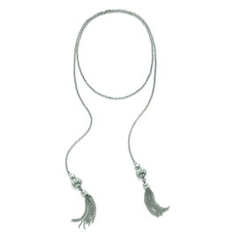 Folli Follie Collar de Plata de Ley Plateado 75cm