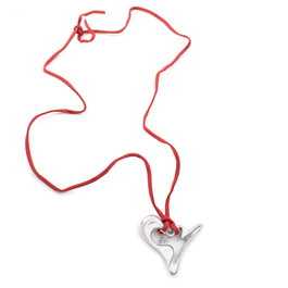 Folli Follie Collar de Plata de Ley Rojo