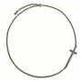 Folli Follie Collar de Plata de Ley Negro 45cm