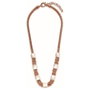 Folli Follie Collar 3N14T050RW de Acero Inoxidable Rosa