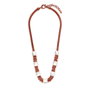 Folli Follie Collar 3N14T050RW de Acero Inoxidable Rosa