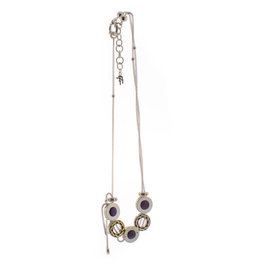 Folli Follie Collar Plateado de Acero Inoxidable 3N1F045X