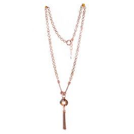 Folli Follie Collar de Acero Inoxidable Rosa 48cm