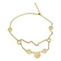 Folli Follie Collar de Acero Inoxidable Dorado 60cm