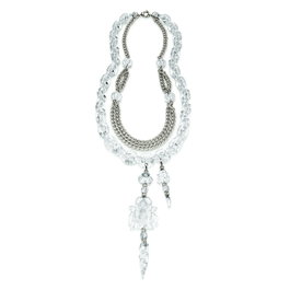 Folli Follie Collar Plateado de Acero Inoxidable