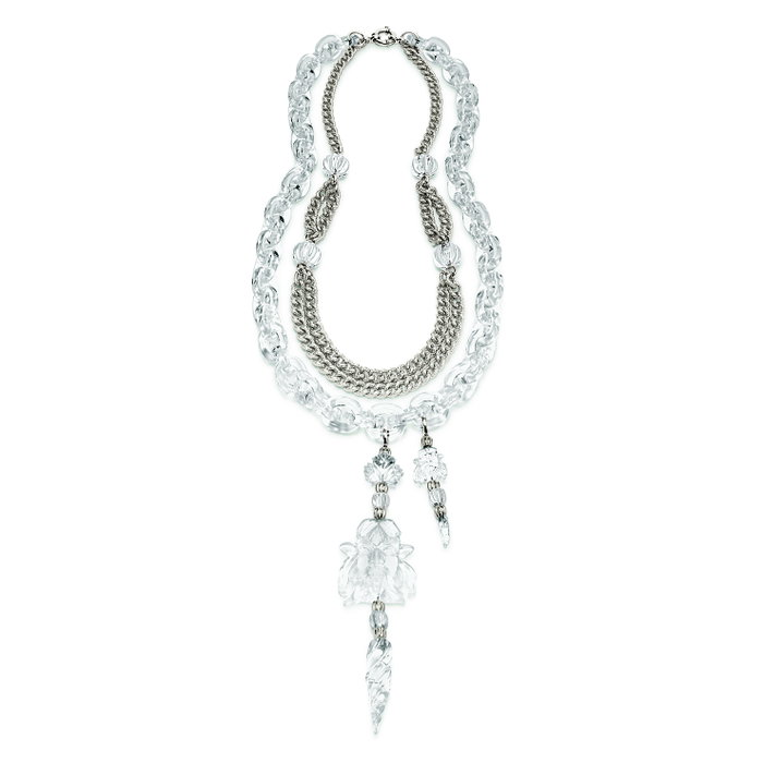 Folli Follie Collar Plateado de Acero Inoxidable Folli Follie Collar Plateado de Acero Inoxidable