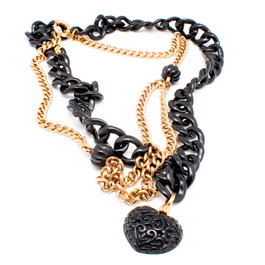 Folli Follie Collar de Acero Inoxidable Rosa