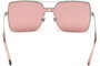 Web Eyewear WE0201-16U con lentes rosa y esfera gris