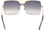 Web Eyewear WE0201-34Z Gafas de sol de mujer con cristal lila y detalles dorados