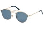 Web Eyewear WE0207-28X con detalles dorados y cristal azul