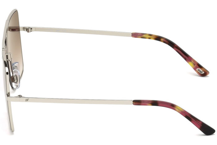 Web Eyewear WE0210-16Z con cristal rosa y detalles grises
