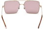 Web Eyewear WE0210-28Y con cristales rosas y detalles dorados