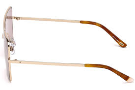 Web Eyewear WE0210-28Y con cristales rosas y detalles dorados
