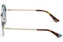 Web Eyewear WE0218-84W con cristal azul y detalles dorados