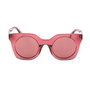Web Eyewear WE0231-81Y con cristales rosa y detalles rojos