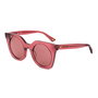 Web Eyewear WE0231-81Y con cristales rosa y detalles rojos