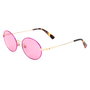 Web Eyewear WE0255-32S con cristal rosa y detalles dorados