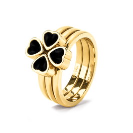 Folli Follie Anillo Dorado de Acero Inoxidable Talla 52