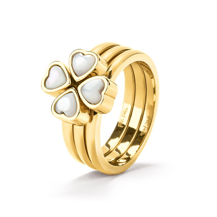 Folli Follie Anillo Dorado Tamaño 52 Folli Follie Anillo Dorado Tamaño 52