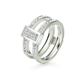 Folli Follie Anillo Plateado 3R13F011C-54