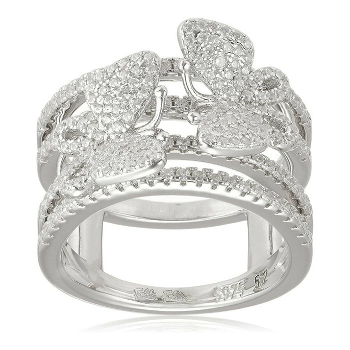 Folli Follie Anillo de Plata de Ley Plateado Talla 52 Folli Follie Anillo de Plata de Ley Plateado Talla 52