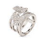 Folli Follie Anillo de Plata de Ley Plateado Talla 52
