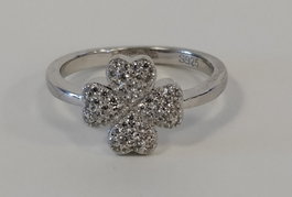 Folli Follie Anillo de Plata de Ley Plateado Talla 52