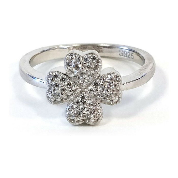 Folli Follie Anillo de Plata de Ley Plateado Talla 52