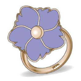 Folli Follie Anillo Rosa de Acero Inoxidable Talla 52