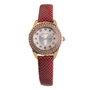 Folli Follie WF1B006STSR con correa de cuero rojo y caja rosa