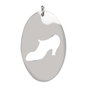 Folli Follie Colgante 1P9F057 Gris de Acero Inoxidable