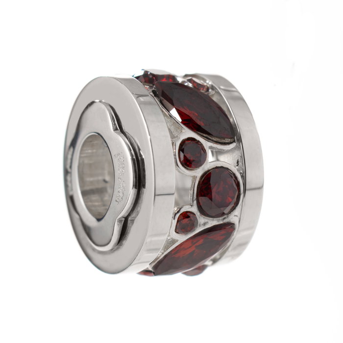 Folli Follie Joyería 3P16F005R con correa de plata de ley Folli Follie Joyería 3P16F005R con correa de plata de ley