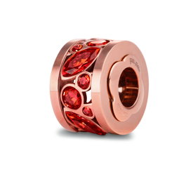 Folli Follie Joyería 3P16T005RR con Esfera Roja y Plata de Ley