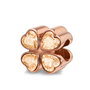 Folli Follie Joyería 3P16T009RS con correa de plata de ley y esfera dorada