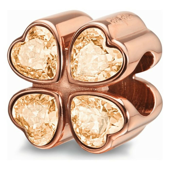 Folli Follie Joyería 3P16T009RS con correa de plata de ley y esfera dorada