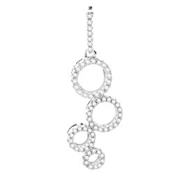 Folli Follie Colgante de Plata de Ley Plateado 3P17S001C