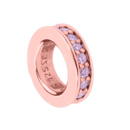 Folli Follie Joyería 3P9S132RV con esfera rosa y plata de ley