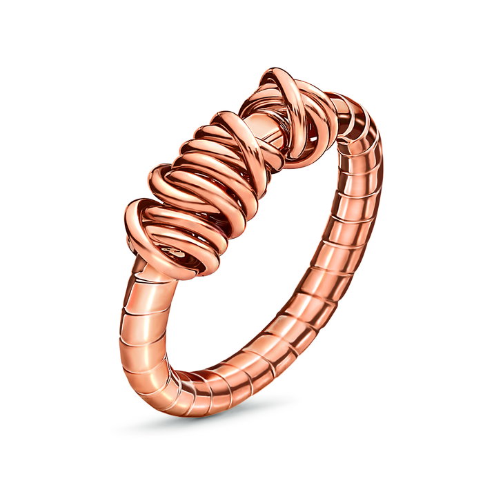 Folli Follie Anillo de Acero Inoxidable Rosa Talla 50 Folli Follie Anillo de Acero Inoxidable Rosa Talla 50