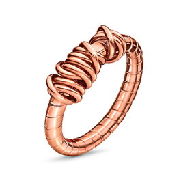 Folli Follie Anillo de Acero Inoxidable Rosa Talla 52