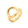 Folli Follie Anillo Dorado Tamaño 42