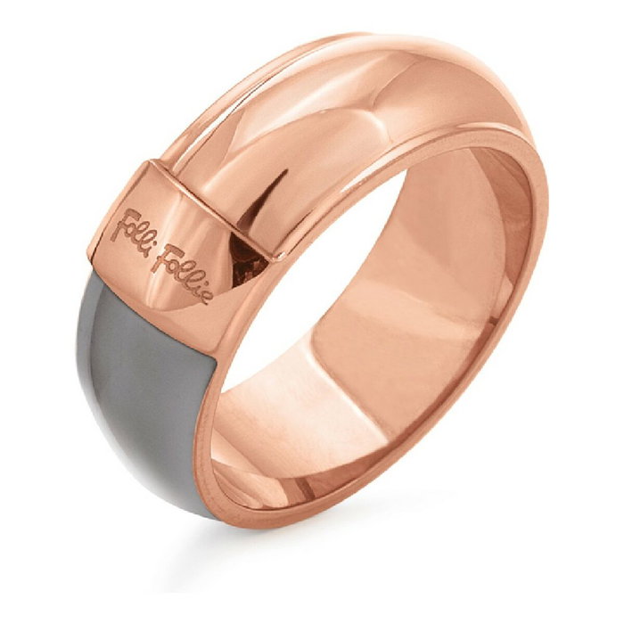 Folli Follie Anillo Rosa de Acero Inoxidable Talla 52 Folli Follie Anillo Rosa de Acero Inoxidable Talla 52