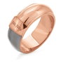 Folli Follie Anillo Rosa de Acero Inoxidable Talla 54