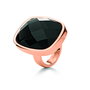 Folli Follie Anillo de Acero Inoxidable Rosa Tamaño 52