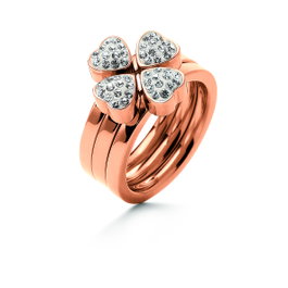 Folli Follie Anillo 3R0T064RC-48 Rosa
