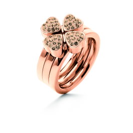 Folli Follie Anillo 3R0T064RS-54 para Mujer en Rosa
